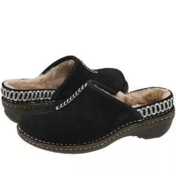 UGG Shoes - Ugg Australia Women Kohala Shearling SlippeComfort 5177 Leather Mules shoes sz 6